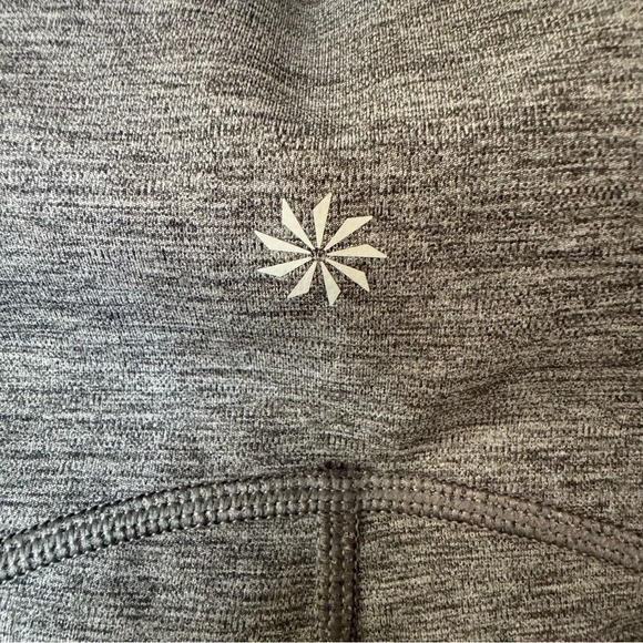Athleta Ultimate Stash Pocket Capri Leggings SuperSonic Gray Heather. EUC. Small - Picture 8 of 13